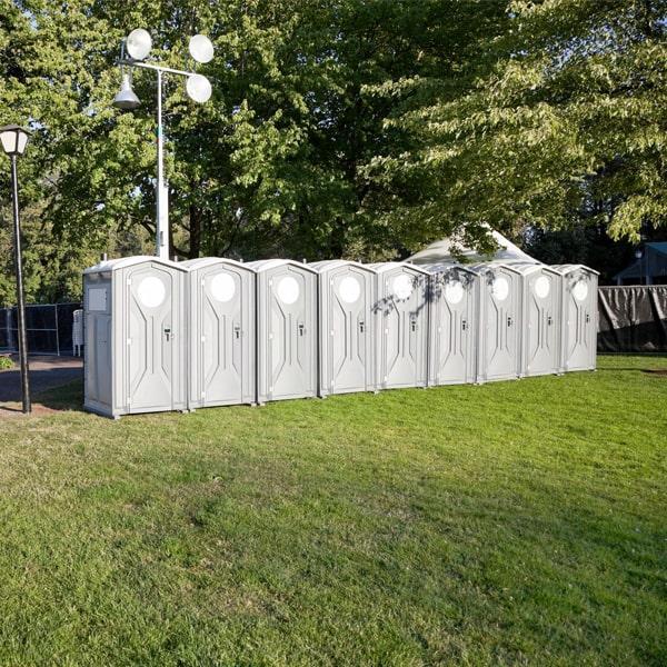 all of our special event porta potties come equipped with alcohol-based hand sanitizer